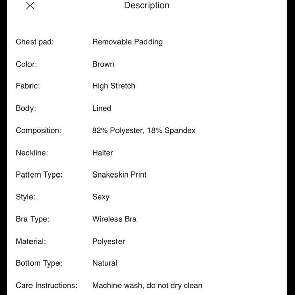 Snakeskin Metallic Halter Bikini Swimsuit - Picture 2 of 7